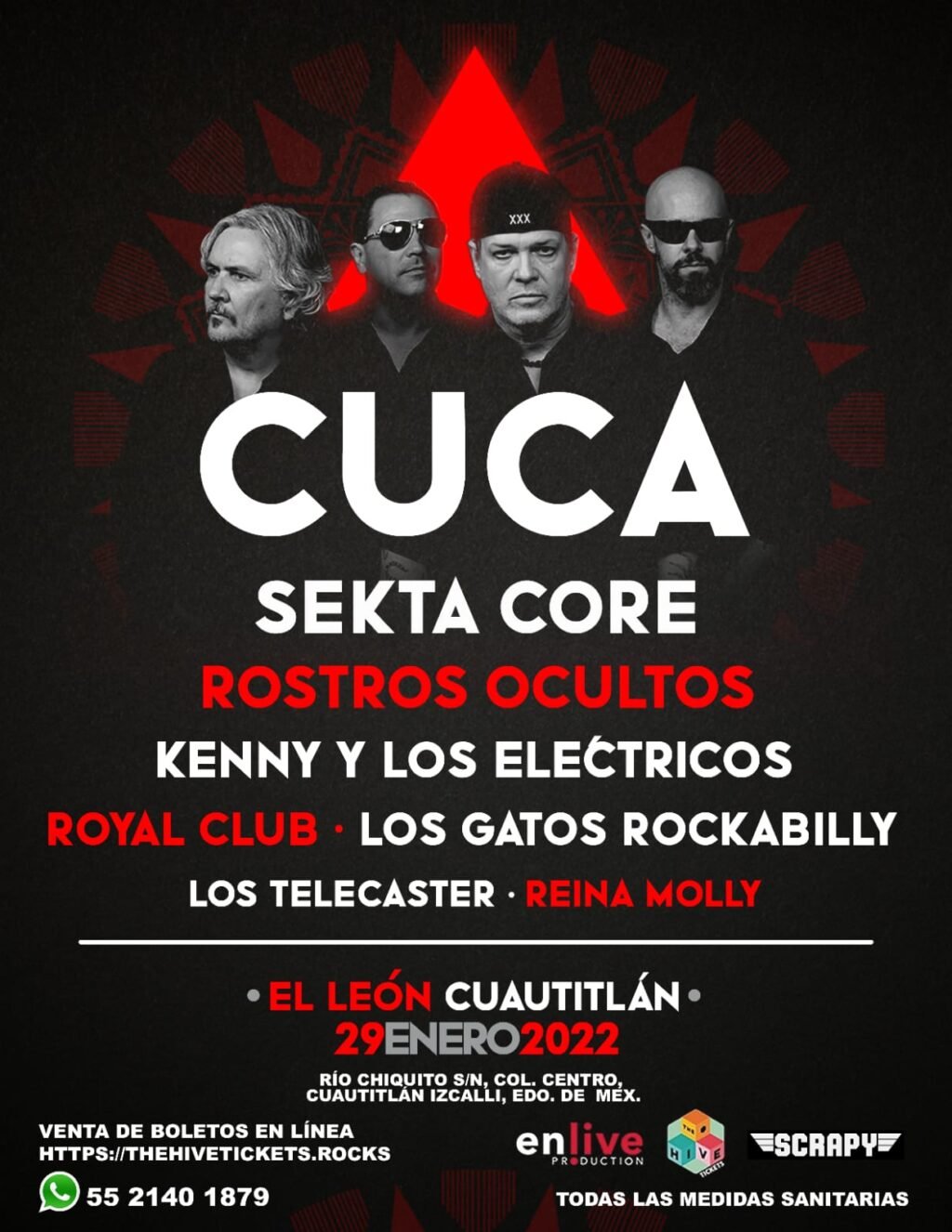CUCA + ROSTROS OCULTOS ENE 2021 CARTEL LEON