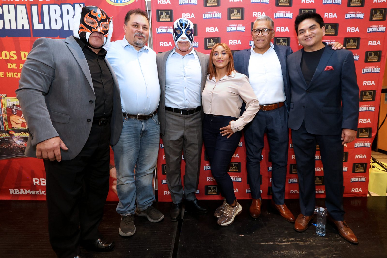 Leyendas de la Lucha Libre_Felino_Cymet_Atlantis_Marcela_Adolfo Rodriguez y Fernando Torres